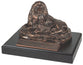 Resin/Mdf Sculpture: Moments of Faith, Lion & Lamb (Psalm 4:8)
