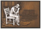 Resin/Mdf Plaque: Sculpture Moments of Faith, Praying Woman