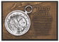 Resin/Mdf Plaque: Sculpture Moments of Faith, Compass (Proverbs 3:5-6)