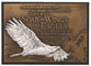 Resin/Mdf Plaque: Sculpture Moments of Faith, Soaring Eagle (Isaiah 40:31)