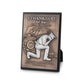 Resin/Mdf Plaque: Sculpture Moments of Faith, Policeman (Phil 1:7)