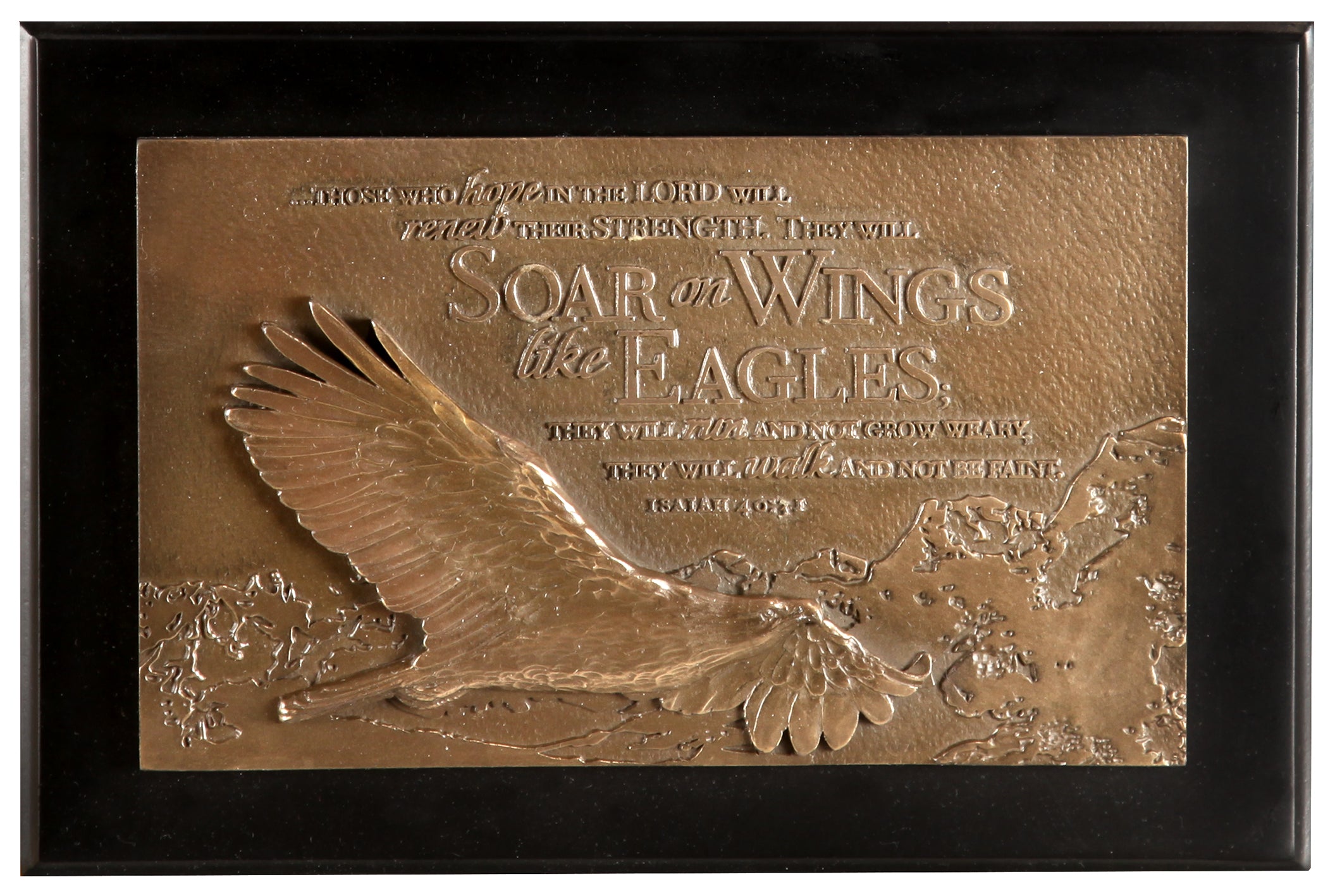 Moments of Faith Sculpture Box: Eagle (Isaiah 40:31)