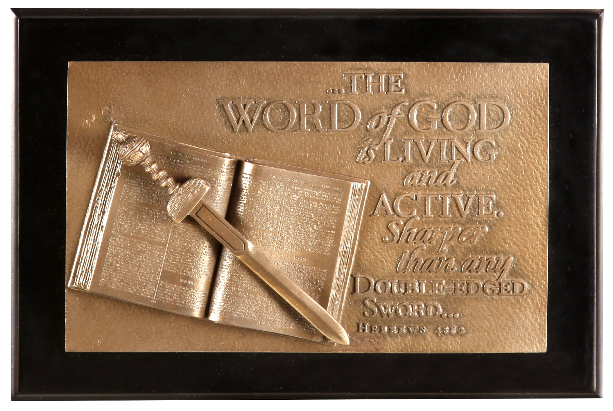 Moments of Faith Sculpture Box: Word of God (Hebrews 4:12)