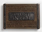 Tabletop Plaque: Blessings, Trust in Him Resin (Proverbs 3:5-6)