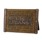 Tabletop Plaque: Blessings, His Plans Resin (Jer. 29:11)
