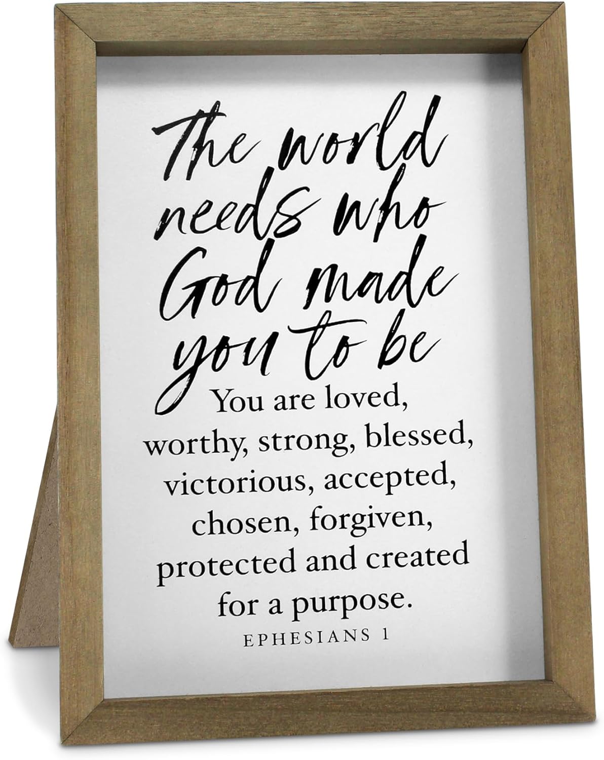 Desktop Plaque (MDF/wood): The World Needs (Eph. 1 ) Hope Rising