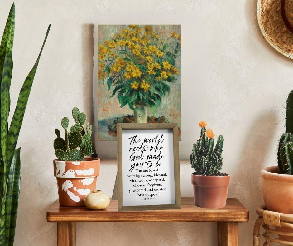Desktop Plaque (MDF/wood): The World Needs (Eph. 1 ) Hope Rising