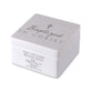 Keepsake Box Precious Occasions: Baptized in Christ, Cast Stone (Numbers 6:24)