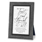 Desktop Framed Plaque (MDF/Wood): Boldly Believe, Trust God (Proverbs 3:5-6), easel back