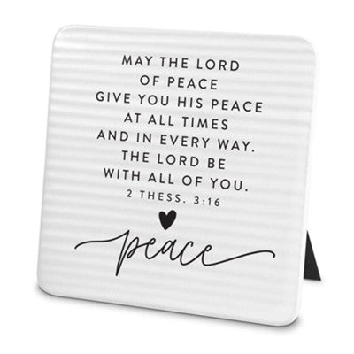 Ceramic Plaque: Hold Onto Hope, Peace