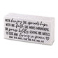 Stone Scripture Block: She Inspires, She Spreads Hope (Rom. 15:13, Matt. 17:20, Heb. 4:16, Phil. 4:6)