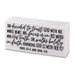 Stone Scripture Block: She Inpires, She Trusts God (Prov. 3:5-6, Rom. 4:21)