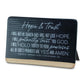 Ceramic Plaque: Hope & Trust, Brown (Ps. 37, Heb. 10:23, 2 Cor, 1:20) Amen