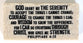 Scripture Block: Serenity (Phil 4:13) Engraved (Cast Stone)