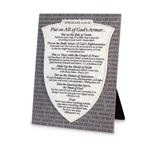 Tabletop Plaque: Armor of God