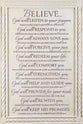 Wall Plaque: Believe