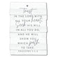 Plaque, Stacked Wood: Trust (Proverbs 3:5-6) Large (Mdf)