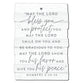 Plaque, Stacked Wood: Blessing (Numbers 6:24-26) Large (Mdf)