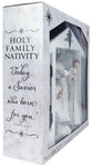 Holy Family Nativity, 5 Pieces: Tallest Figure is 184 Mm High, Creche 273 X 273 X 79