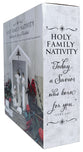 Holy Family Nativity, 5 Pieces: Tallest Figure is 184 Mm High, Creche 273 X 273 X 79
