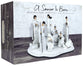 Nativity With Base, 8 Pieces: A Savior is Born, Scripture on Each Piece (Tallest Piece Is 184 Mm, Base Is 374 X 238 Mm)