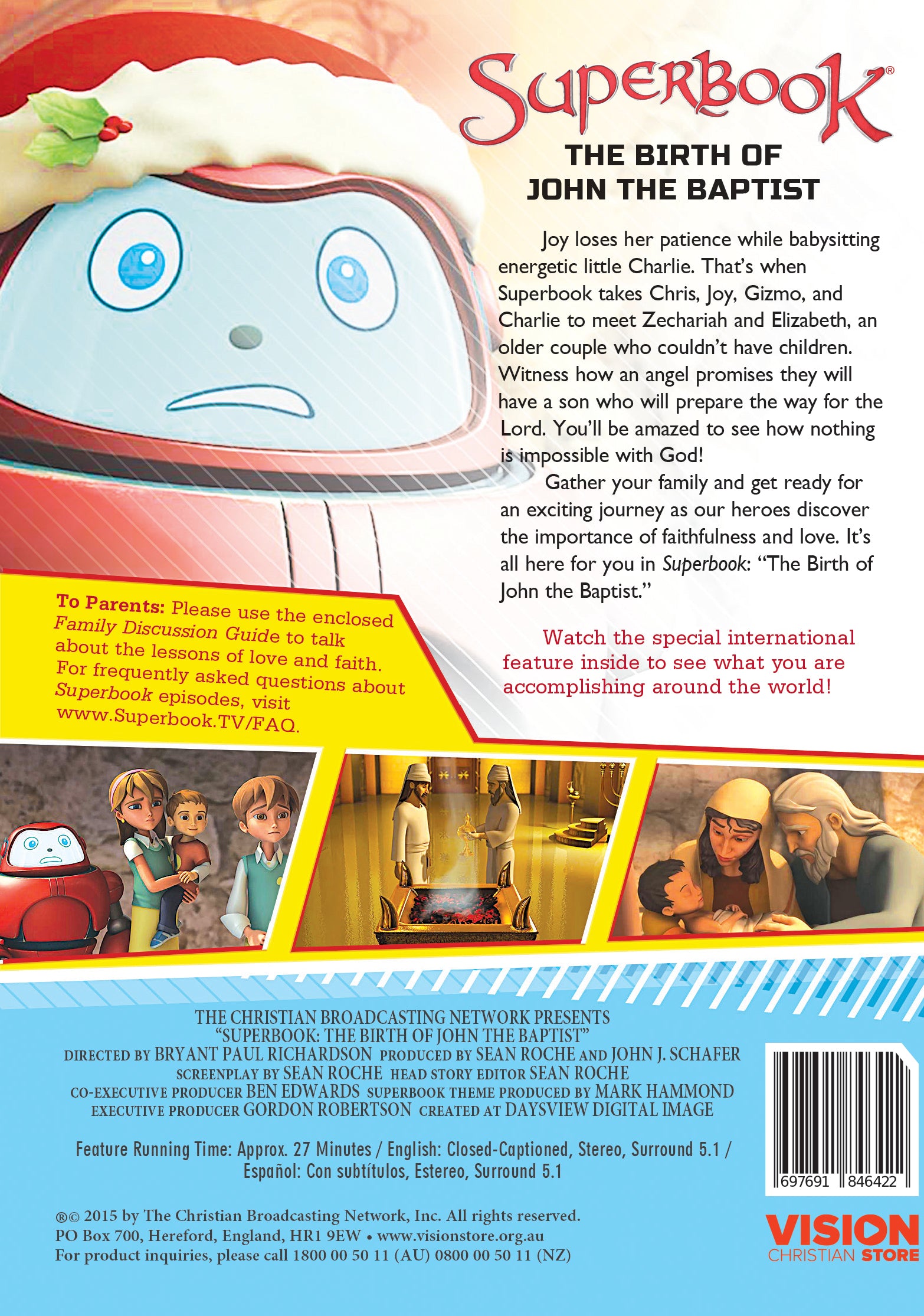 Birth of John the Baptist (#03 in Superbook Dvd Series Season 3)