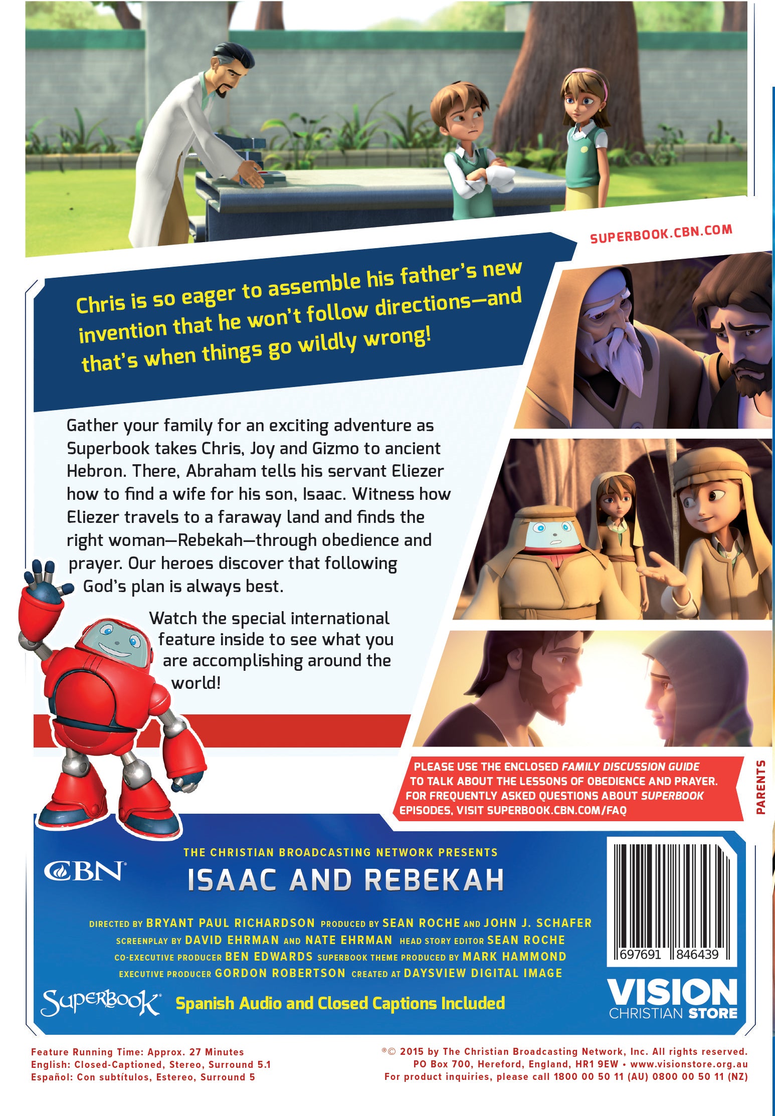 Isaac and Rebekah (#04 in Superbook Dvd Series Season 3)