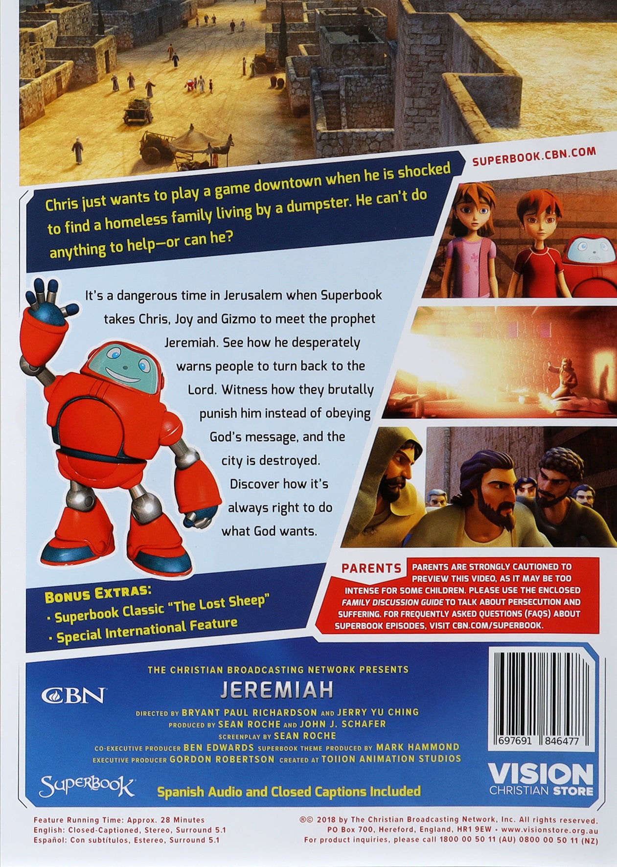Nehemiah (#08 in Superbook Dvd Series Season 3)