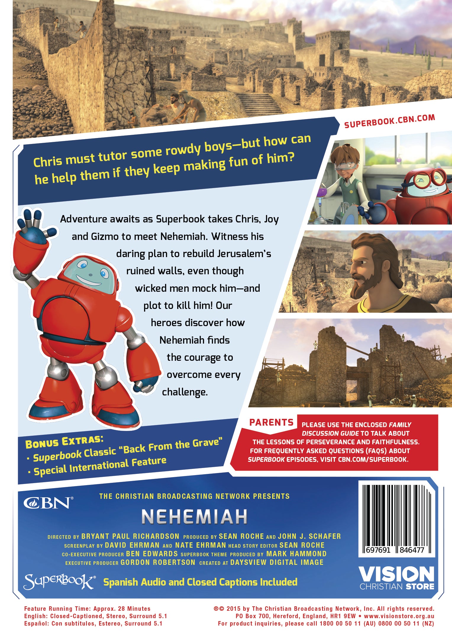Nehemiah (#08 in Superbook Dvd Series Season 3)