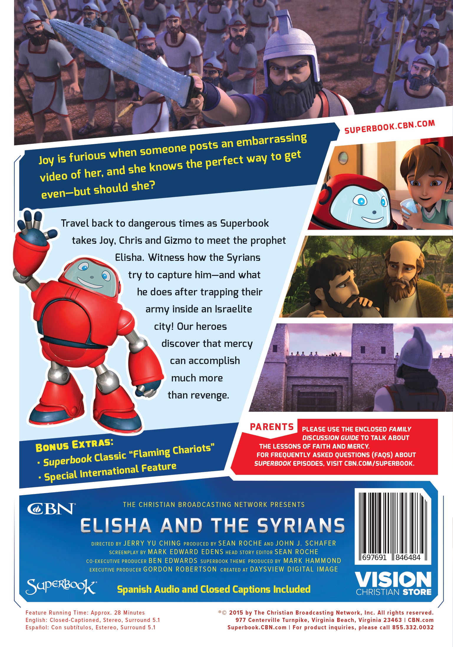 Elisha and the Syrians (#09 in Superbook Dvd Series Season 3)