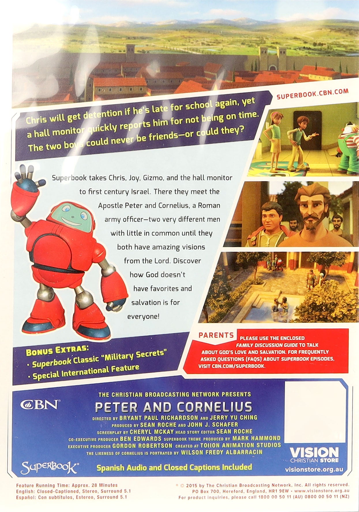 Peter and Cornelius (#02 in Superbook Dvd Series Season 4)
