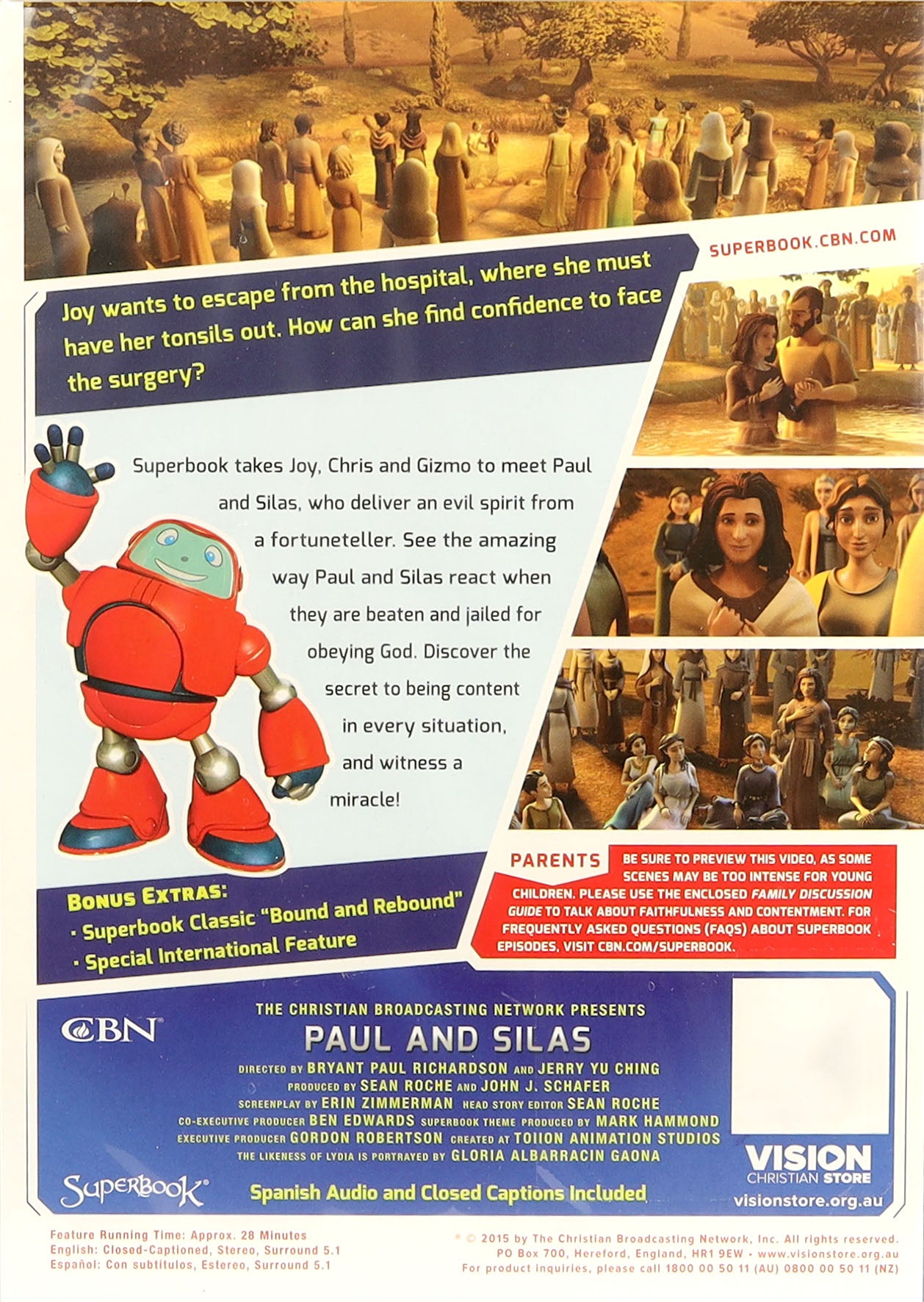 Paul and Silas (#03 in Superbook Dvd Series Season 4)