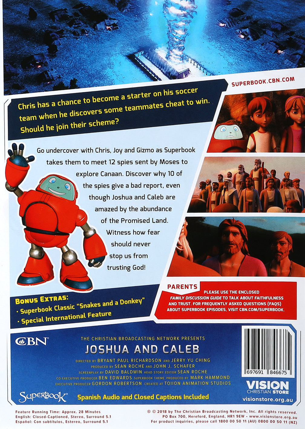 Joshua and Caleb (#07 in Superbook Dvd Series Season 4)