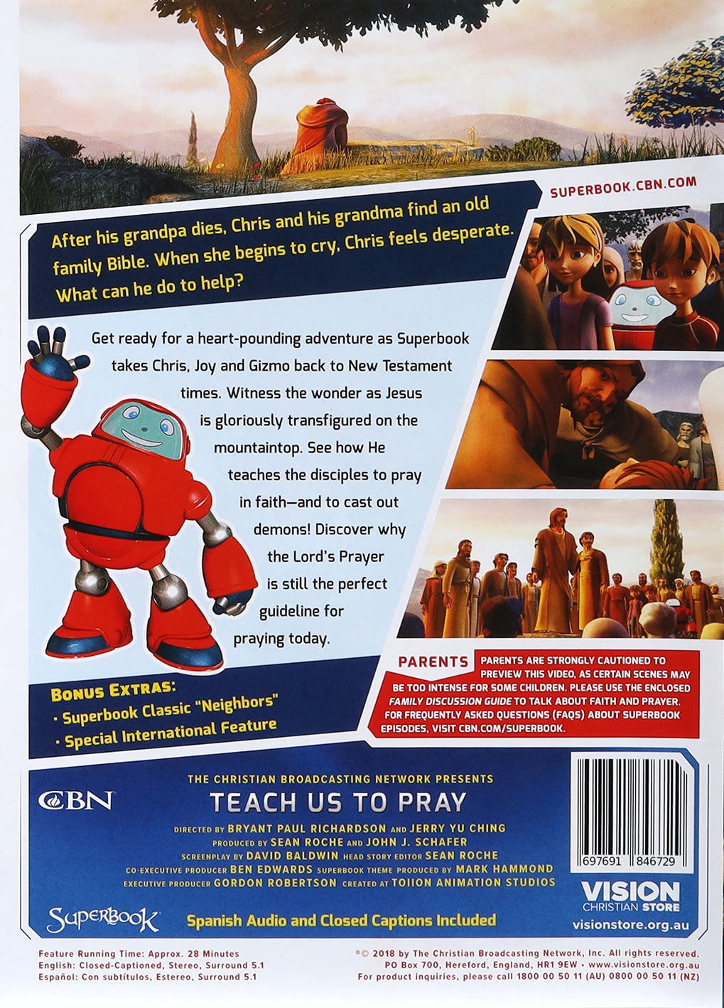 Teach Us to Pray (#09 in Superbook Dvd Series Season 4)