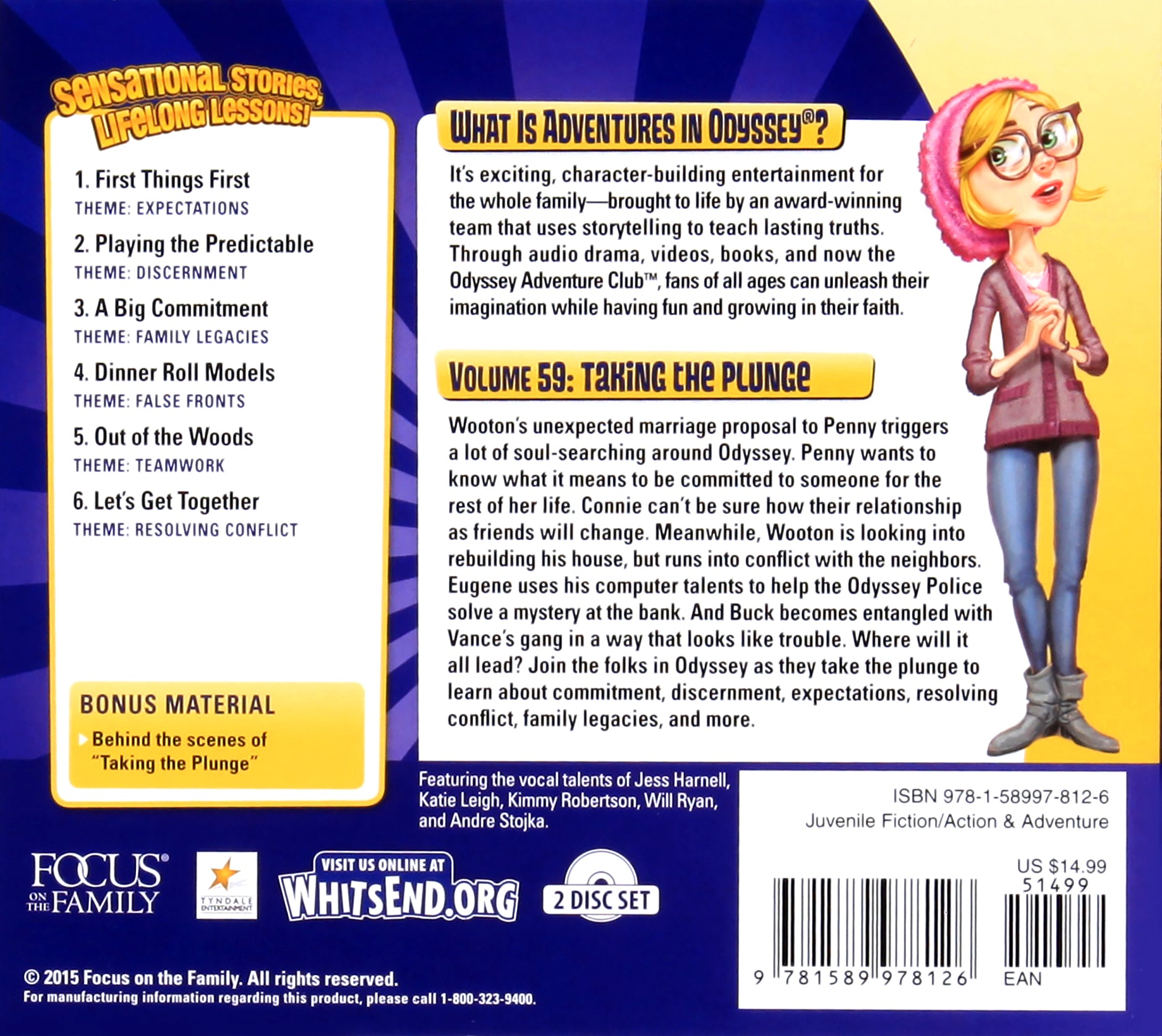 Taking the Plunge (#59 in Adventures In Odyssey Audio Series)