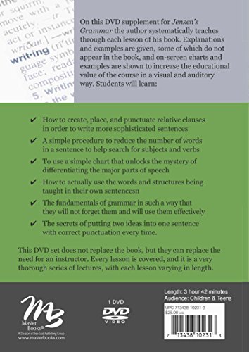 Jensen's Grammar DVD Supplement (2 Dvds)