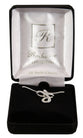 Necklace: Sterling Silver Eternity Mobius Cross on 45Cm Sterling Silver Chain