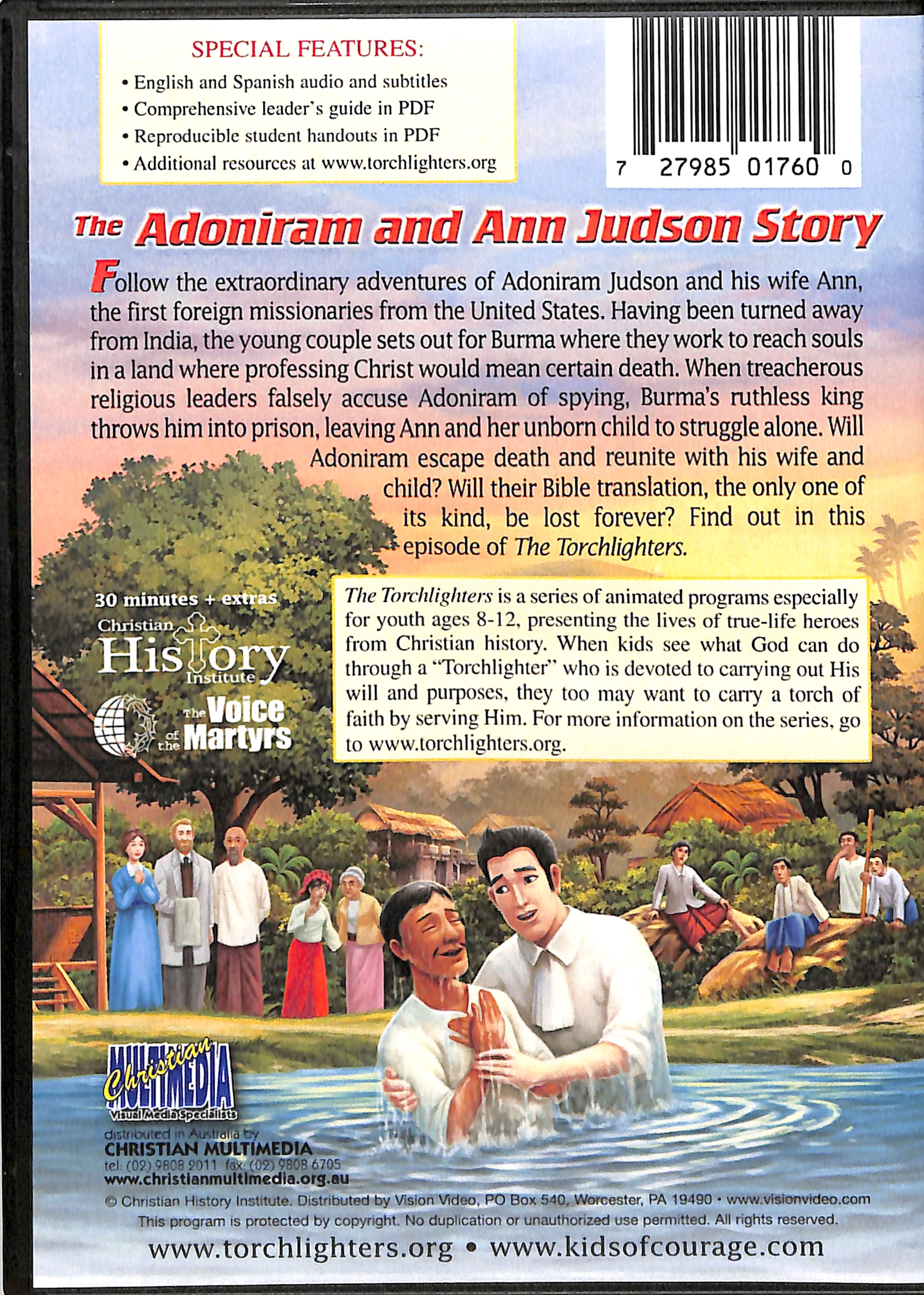 The Adoniram and Ann Judson Story (Torchlighters Heroes Of The Faith Series)