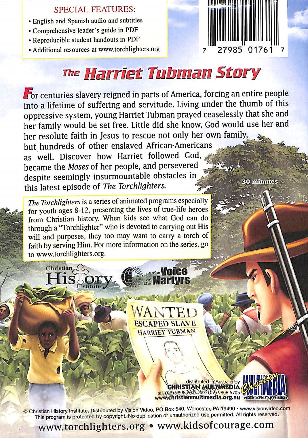 The Harriet Tubman Story (Torchlighters Heroes Of The Faith Series)