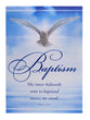 Certificate: Baptism Folded With Dove