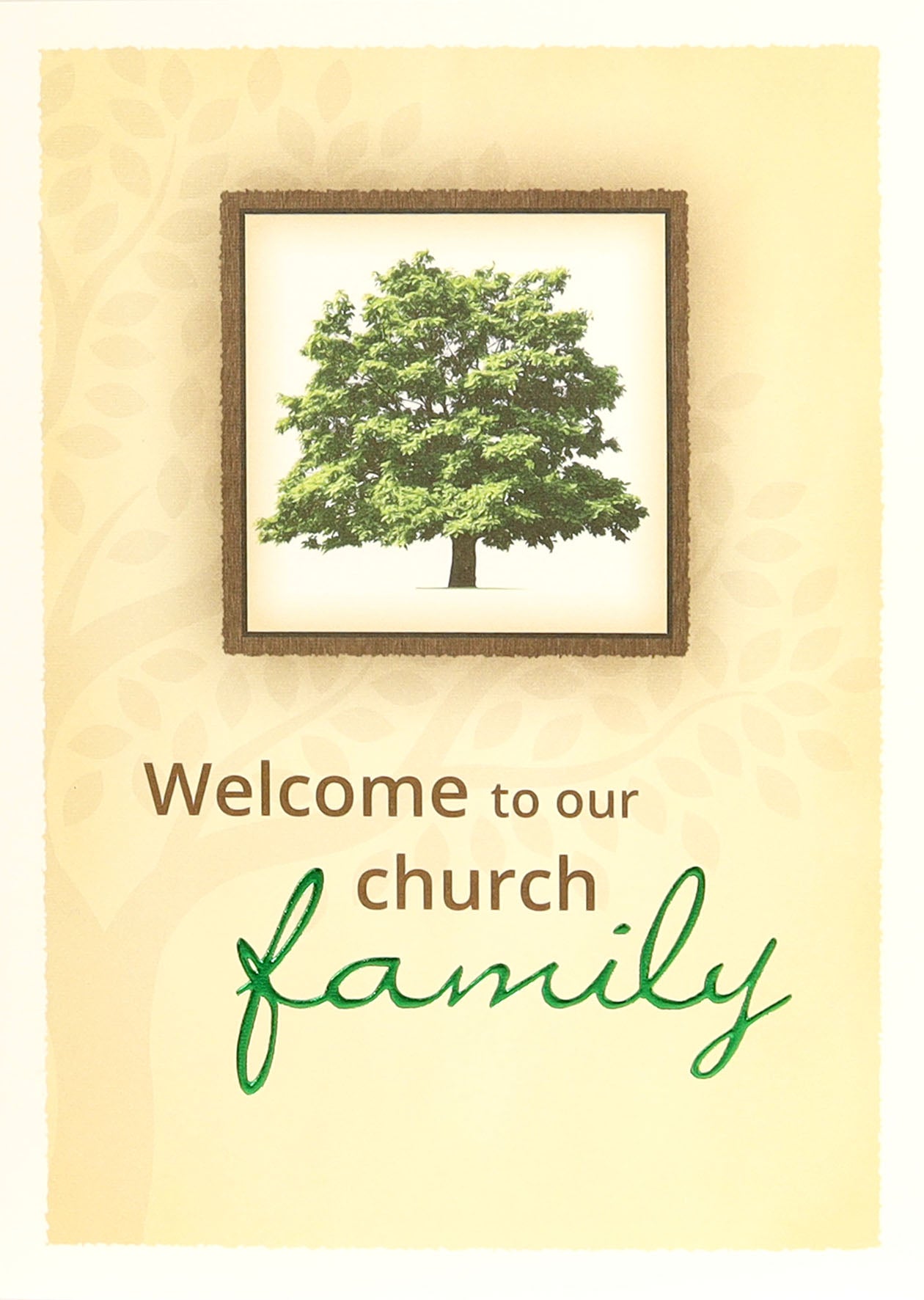 Certificate: Membership - Welcome to Our Family (Premium, Green Foil, Embossed)