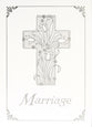 Certificate: Marriage, 1 John 4:17, Cross Silver-Foil Embossing (5x7in, .51 X 18.03 X 13.21cm)