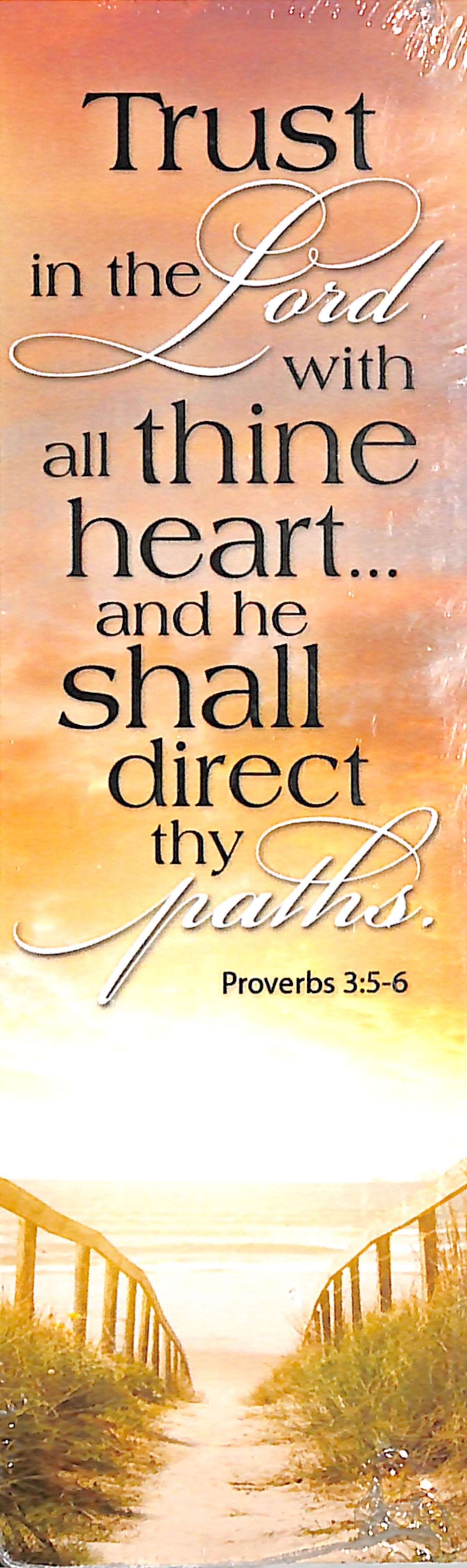 Bookmark - 25 Pack: Trust in the Lord Proverbs 3:5-6