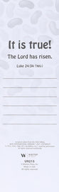 Bookmark - 25 Pack: Jelly Bean Prayer (Luke 24:34 NIV)