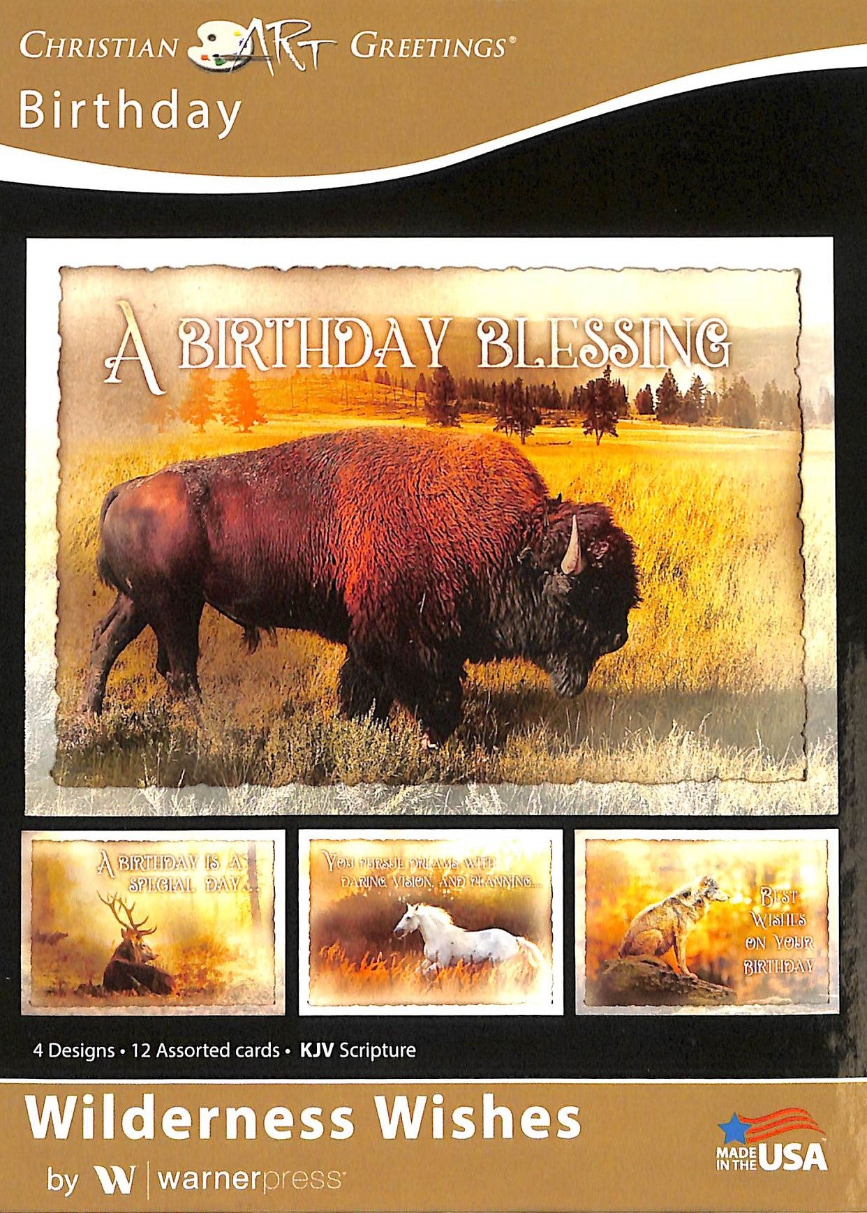 Boxed Cards: Birthday - Wilderness Wishes (Kjv)