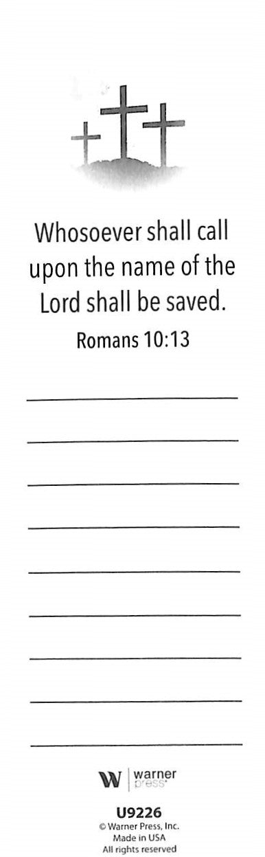 Bookmark - 25 Pack: Plan of Salvation (Romans 10:13)