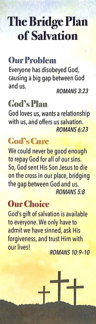 Bookmark - 25 Pack: Plan of Salvation (Romans 10:13)