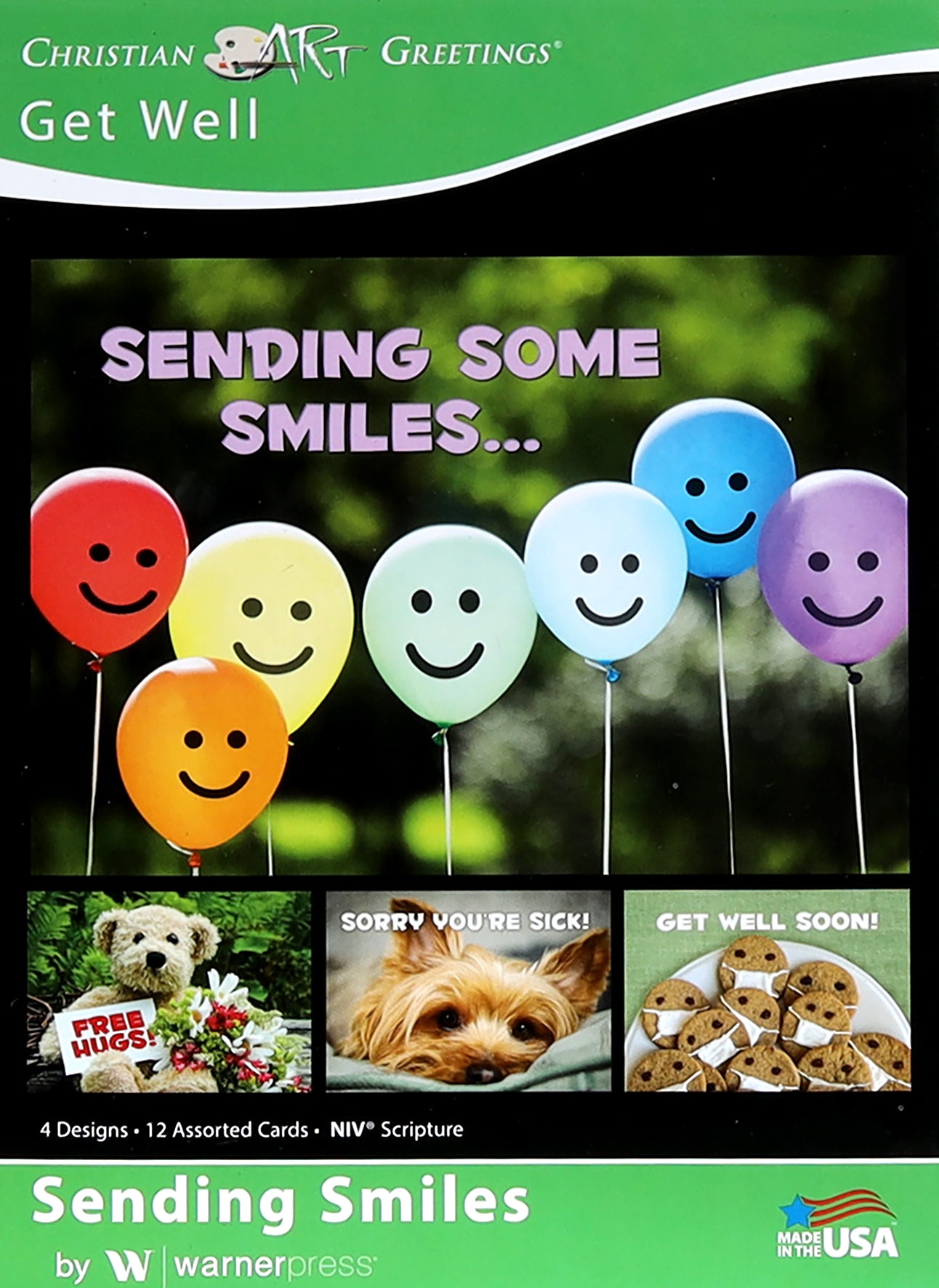 Boxed Cards: Get Well, Sending Smiles