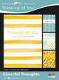 Boxed Cards: Thinking of You, Cheerful Thoughts (12 cards, 3 each of 4 designs)