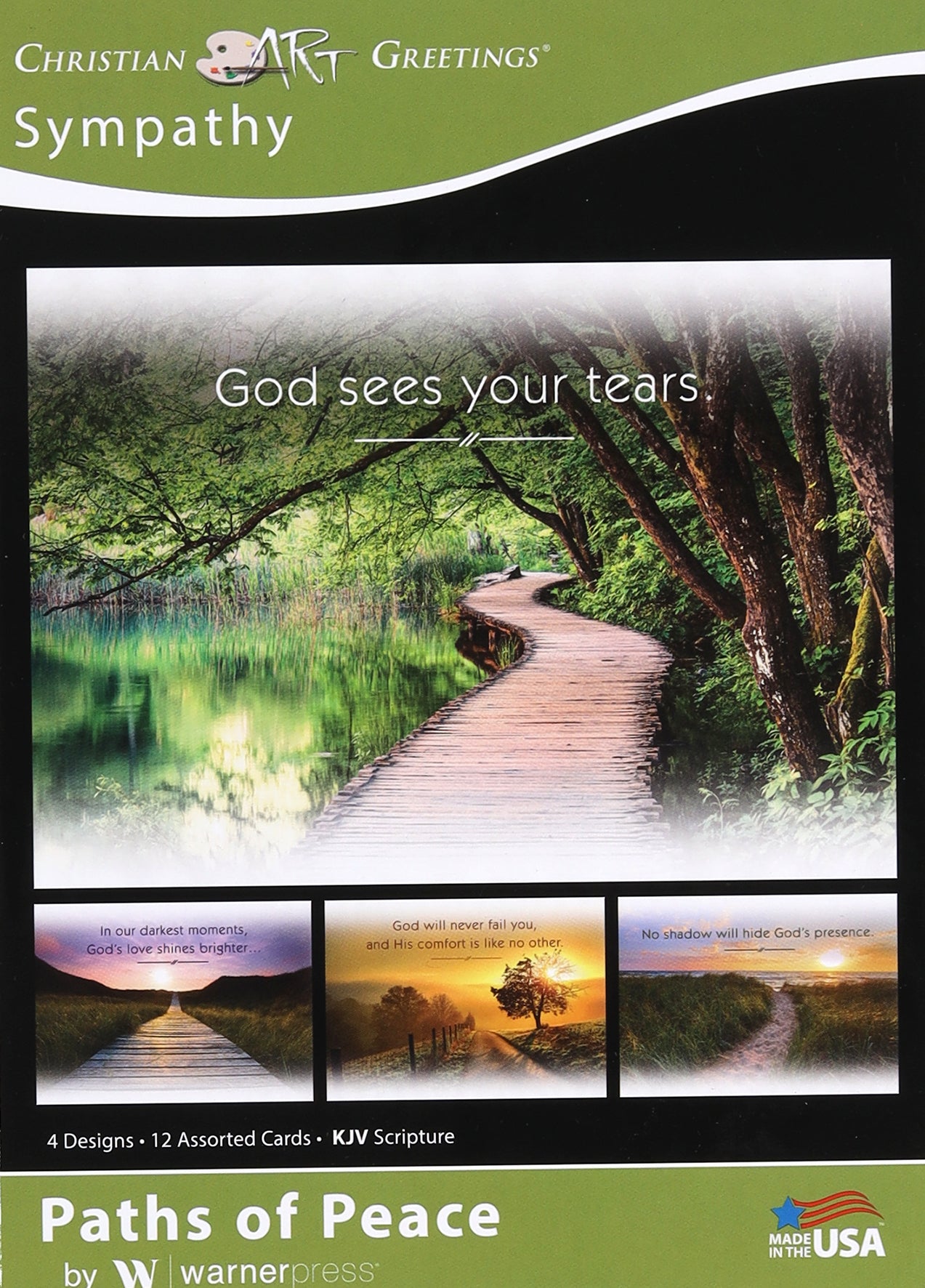 Boxed Cards: Sympathy, Paths of Peace (Kjv)